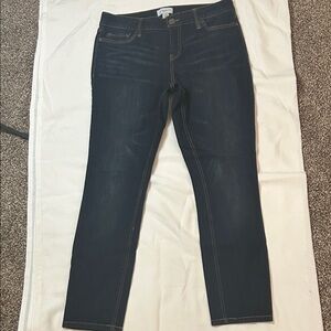 Liz Claiborne Women's Deep Indigo Skinny Jeans stretch waist